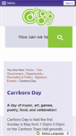 Mobile Screenshot of carrboroday.com